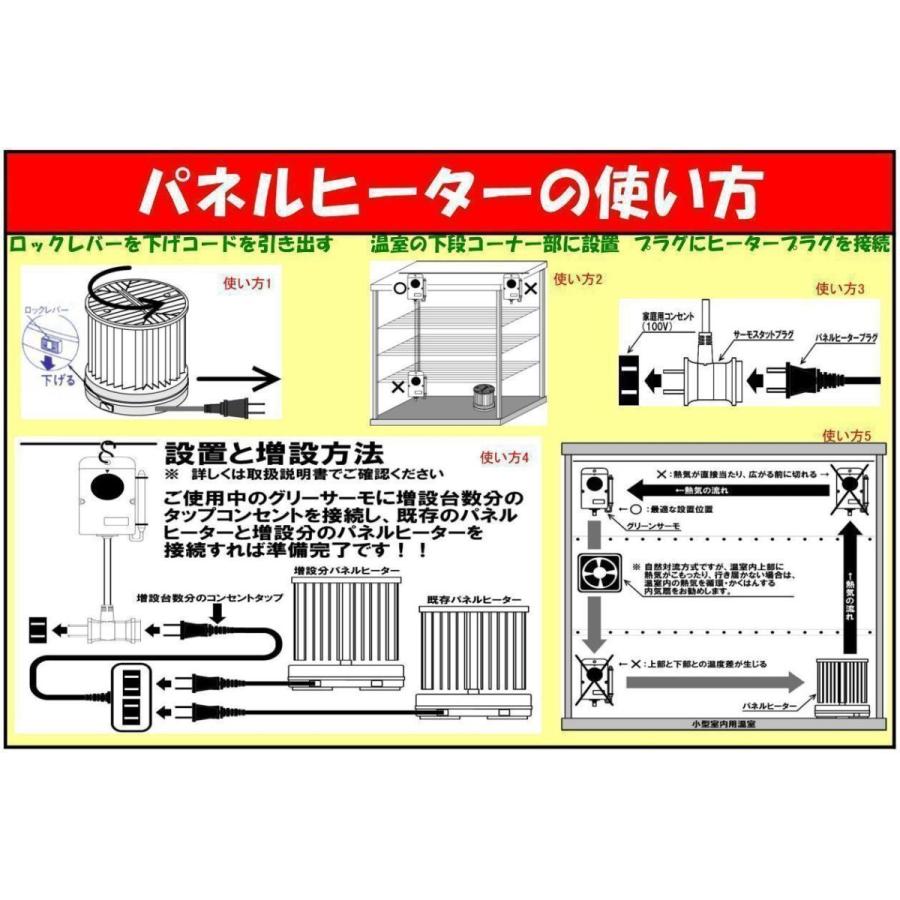パネルヒーター サーモ無し SP-200 昭和精機工業 温室用ヒーター