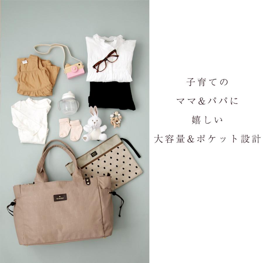 doracoluv マザーズバッグ エアリートート Airy 大容量なのに超軽量