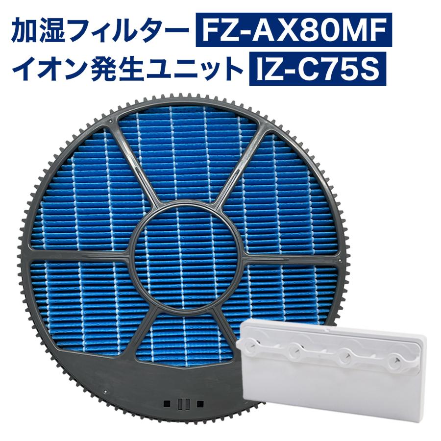 シャープ互換 FZ-AX80MF 加湿フィルター (枠付き) イオン発生ユニット