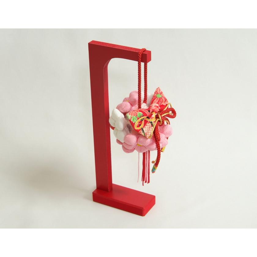 リュウコドウ つるし飾り ひな祭り さげもん飾り 雛飾り 桃の華毬