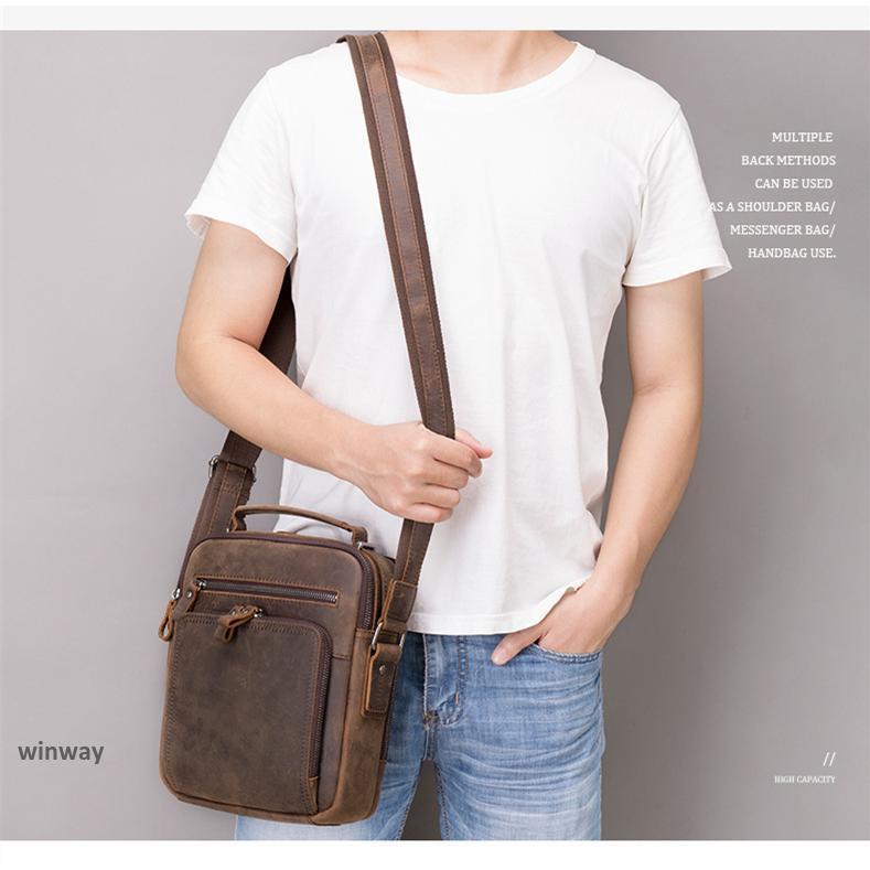 ショルダーバッグ メンズ 本革 ショルダーバック 男性斜め掛けバッグ
