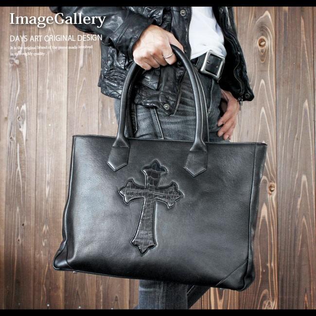 DAYSART（デイズアート） トートバッグ 本革レザー メンズ 十字架