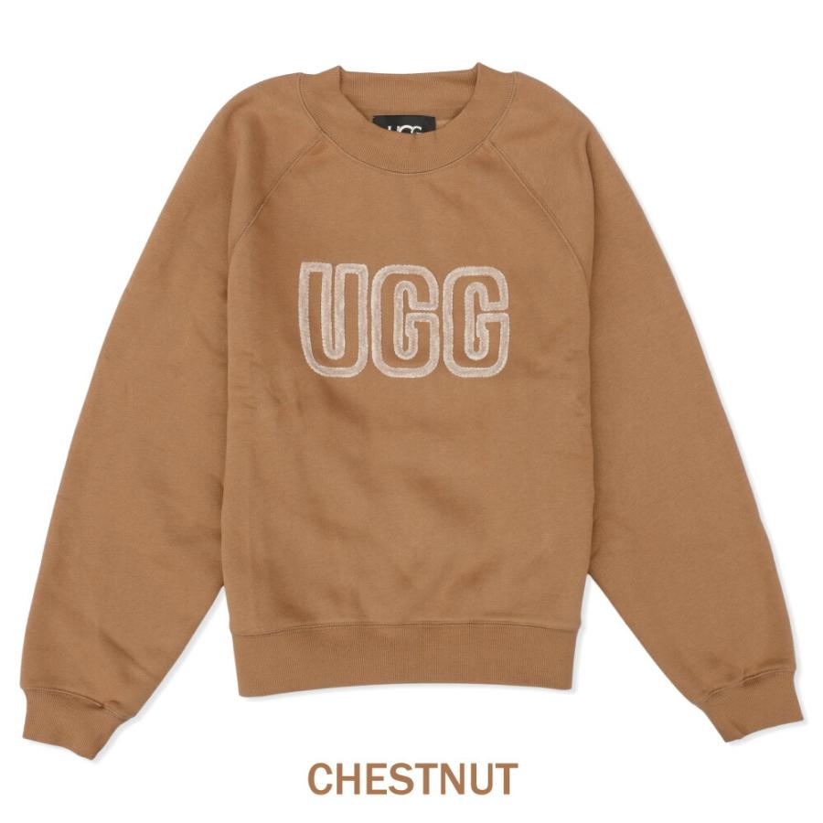 UGG（アグ） レディース ロゴクルーネック スウェットLOGO CREWNECK