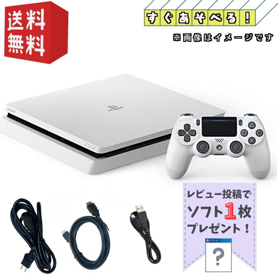 PlayStation PS4 中期型 本体 ☆純正コントローラー☆【すぐ遊べる