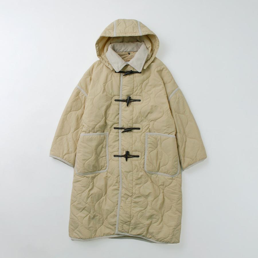 kha:ki（カーキ） ミリタリー キルト ダッフルコート / レディース