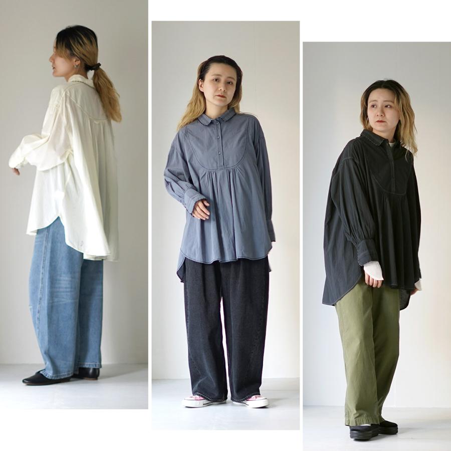 tumugu（ツムグ） ふわふわコットン チュニックブラウス / レディース