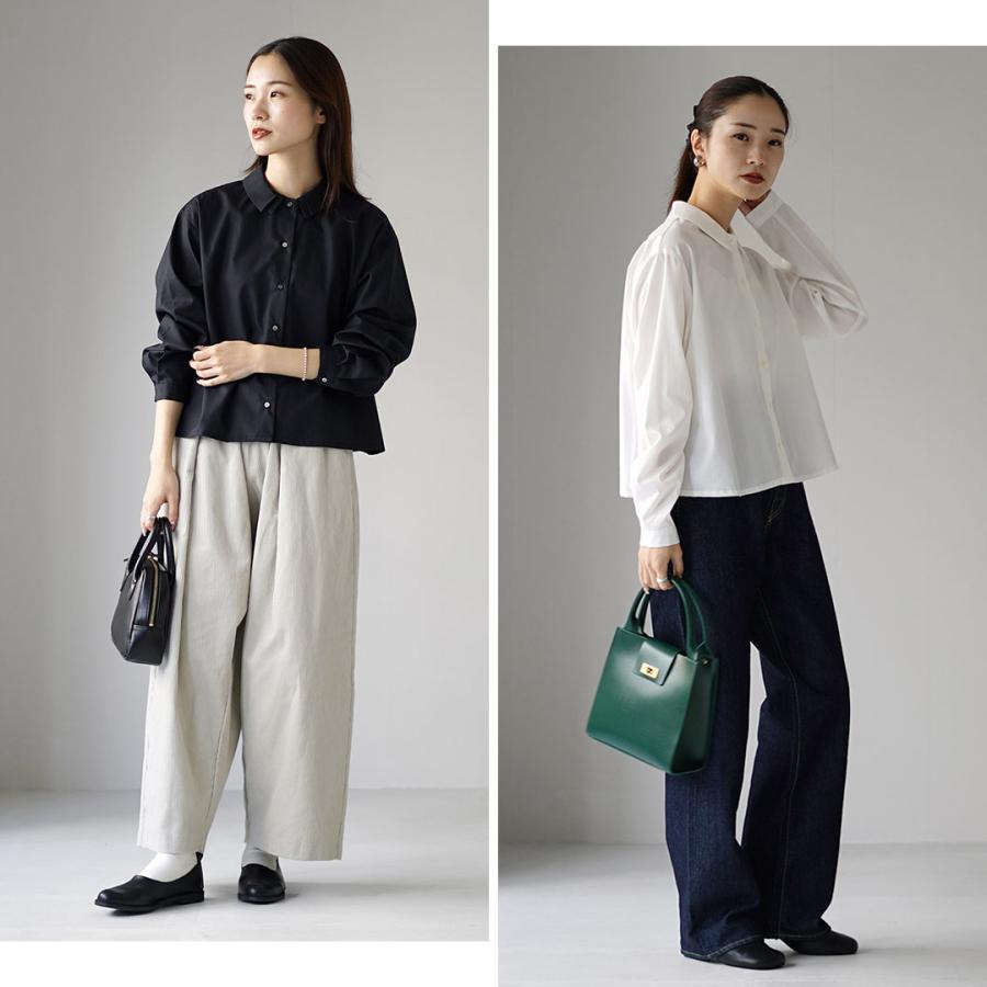 mizuiroind（ミズイロインド） ダブルカラー シャツ / レディース