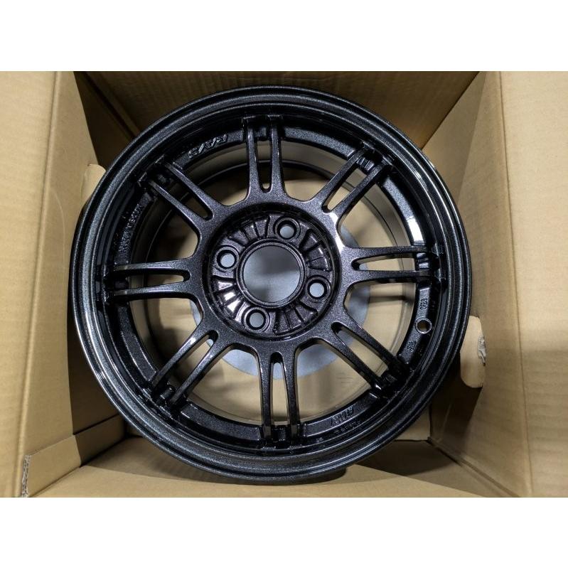 即納 RAYS レイズ A-LAP 14インチ 6J ＋45 4H PCD100 6XZ 2本セット 軽