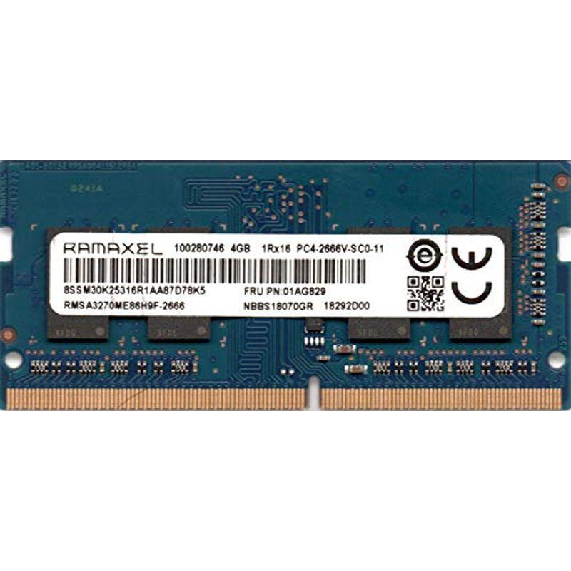 RAMAXEL 4GB×2 合計8GB DDR4-2666 SO-DIMM 1R×16 ノートPC用メモリ