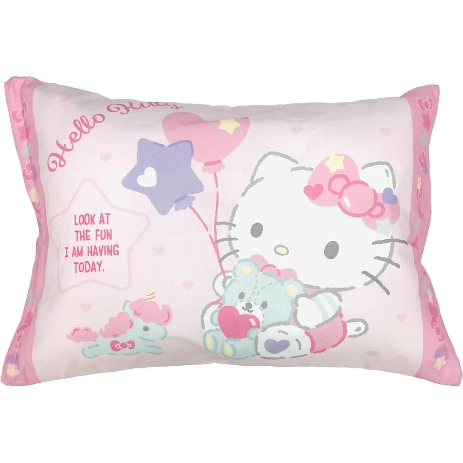 サンリオ 洗える 子供枕 ハローキティ ピンク 約 40cm x 30cm SANRIO