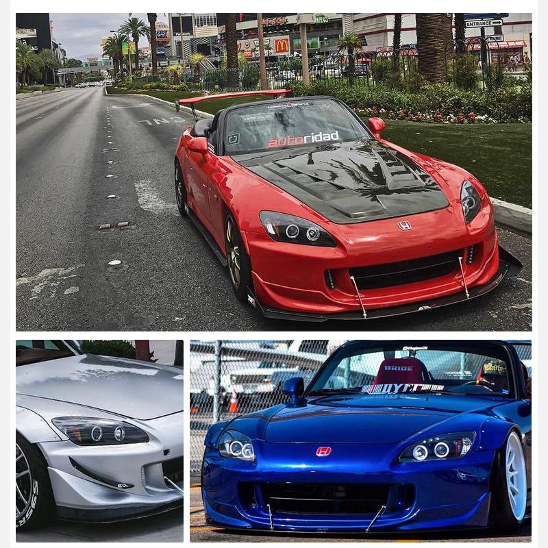 S2000 ヘッドライト AP1 前期・中期用 イカリングモデル LEDリング