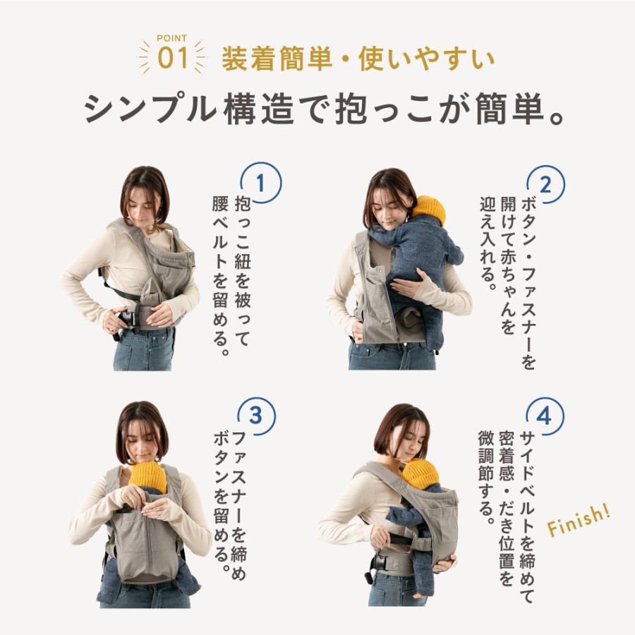 キューズベリー 抱っこ紐 NICO 抱っこひも だっこひも 日本製 メッシュ