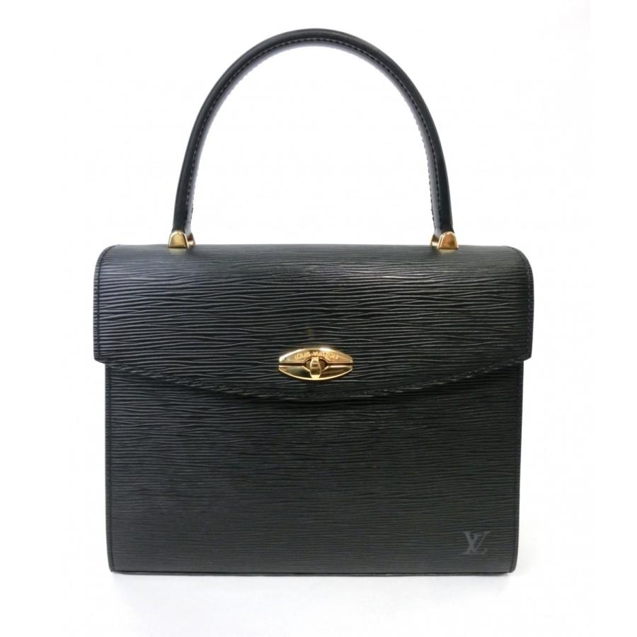 ルイヴィトン エピ ハンドバッグ 黒 LOUIS VUITTON フォーマル