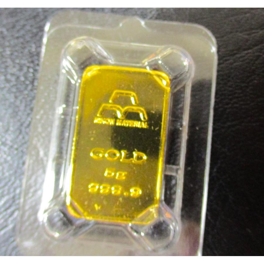 田中貴金属ジュエリー インゴット 5g 新品 純金 金 日本マテリアル