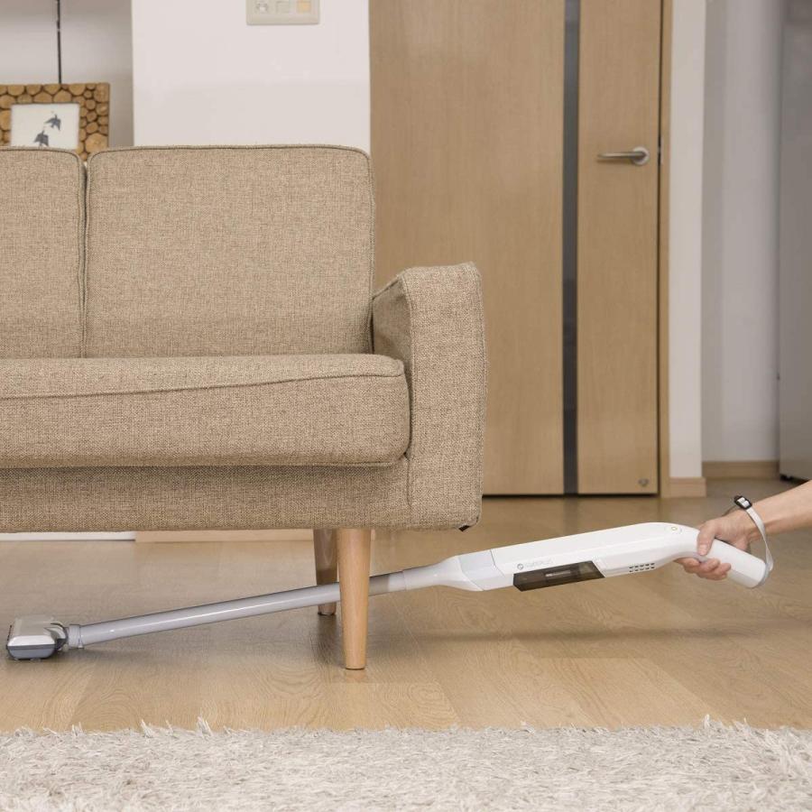 CCP コードレス 極軽 スティッククリーナー ホワイト 軽量 CM-DC95-WH