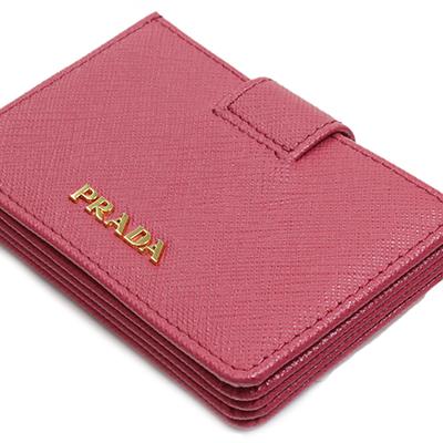 PRADA（プラダ） 1MC211 QWA F0505 PEONIA SAFFIANO METAL カード
