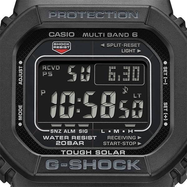 G-SHOCK GW-M5610U-1BJF 電波ソーラー 耐衝撃性能 20気圧防水 高輝度
