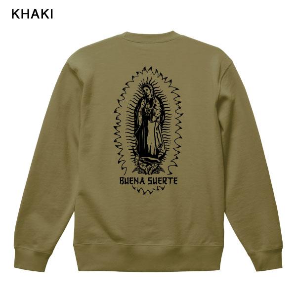 グアダルーペ 聖母マリア クルーネックスウェット 裏パイル トップス