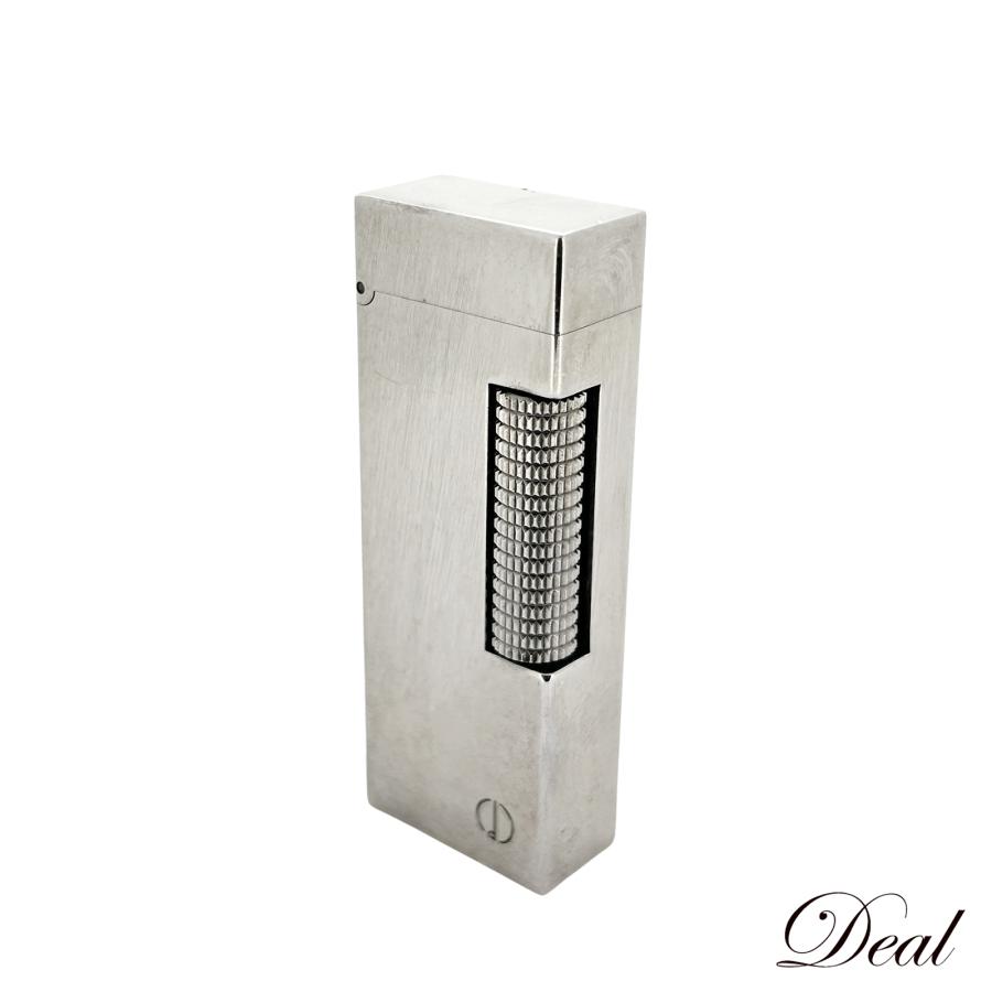 着火確認済 dunhill ダンヒル ガスライター 鏡面 シルバー メンズ