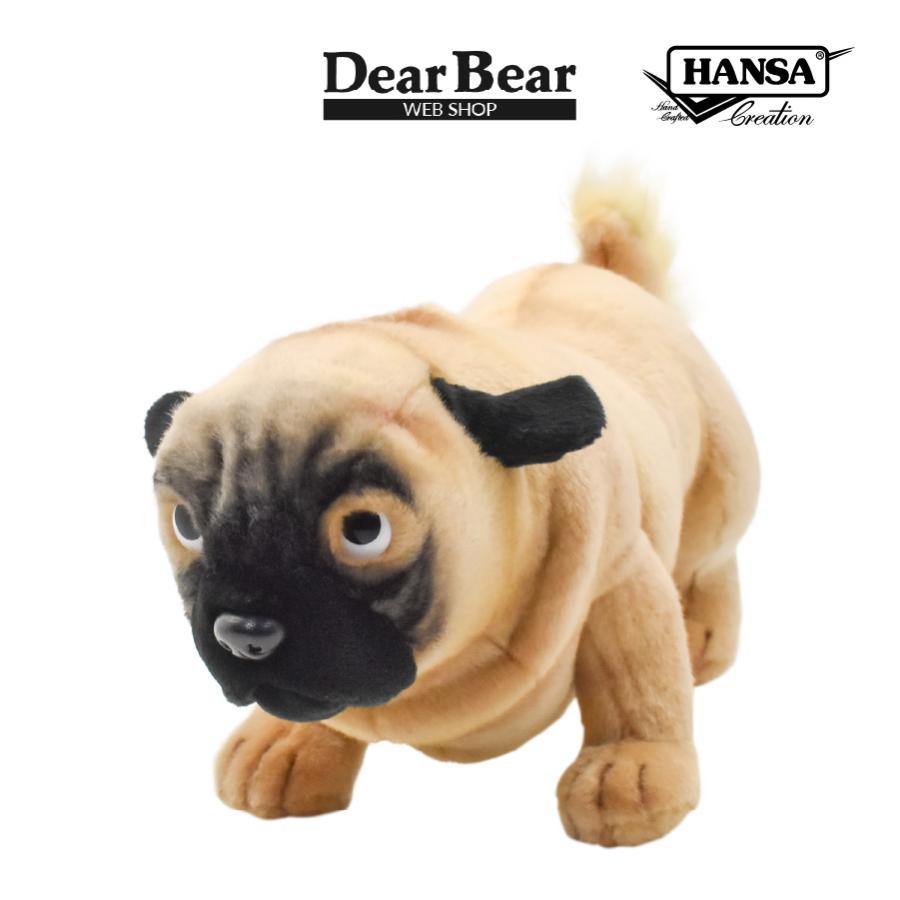 HANSA BH2630 パグ ぱぐ いぬ イヌ 犬 ぬいぐるみ リアル : Dear Bear