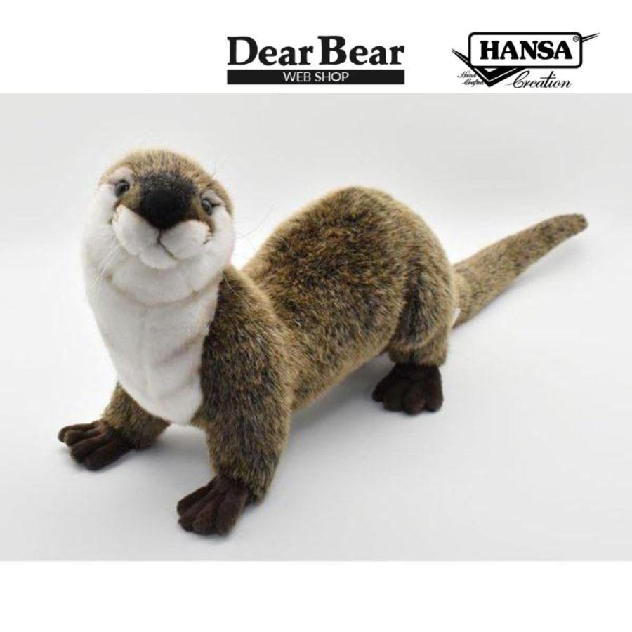 HANSA BH3319 カワウソ 獺 かわうそ ぬいぐるみ リアル : Dear Bear