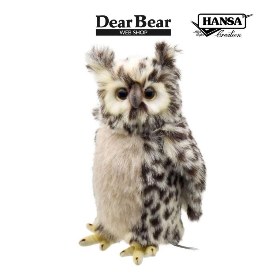 HANSA BH4136 フクロウ ふくろう 梟 とり トリ 鳥 ぬいぐるみ リアル