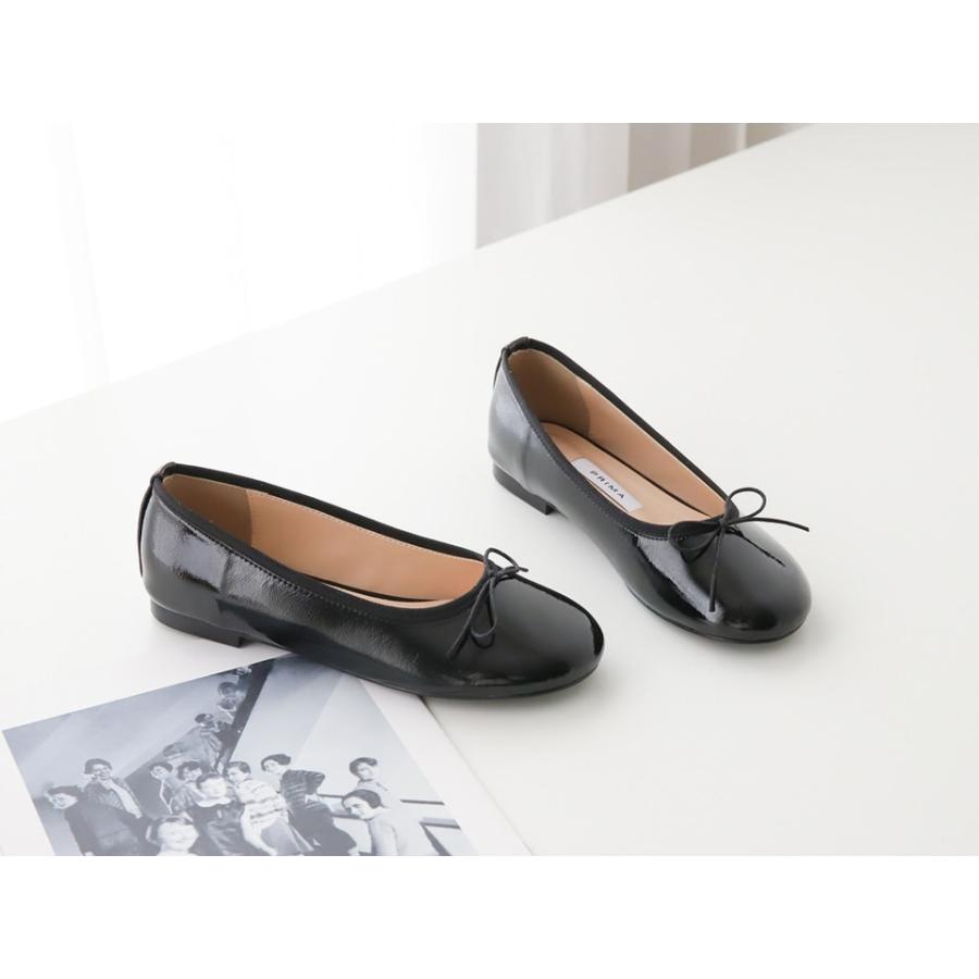 バレエシューズ パンプス りぼん リボン フラット レディース ぺたんこ