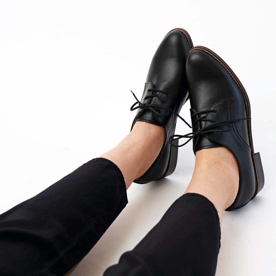 オックスフォードシューズ 本革 レディース 牛革 レザー レースアップ