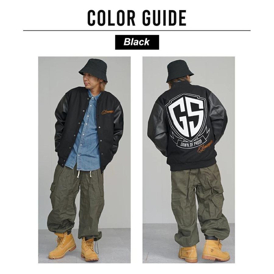 DOPE（ドープ） スタジャン スタジアムジャンパー メンズ メルトン PU