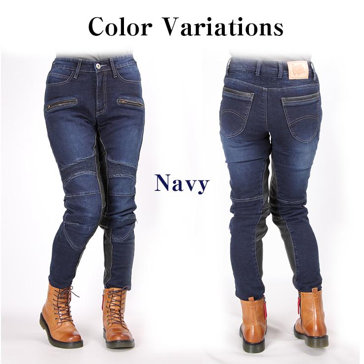 DEGNER（デグナー） バイク用パンツ デニム 本革ヒートガード付き