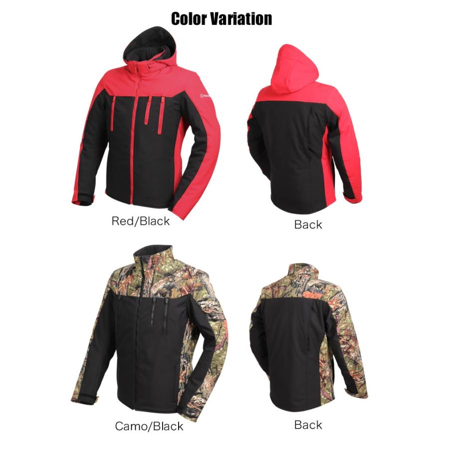 DEGNER（デグナー） バイク用フード付きソフトシェルジャケット 防風