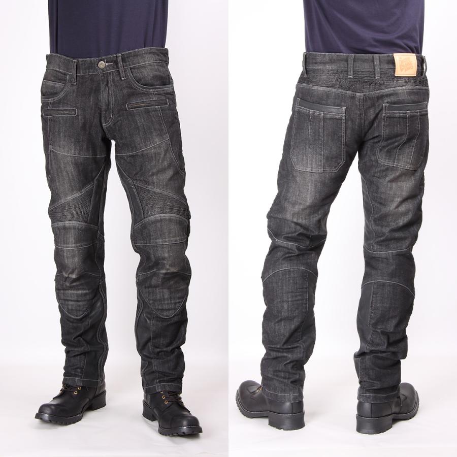 DEGNER（デグナー） バイク用パンツ デニム 本革ヒートガード付き