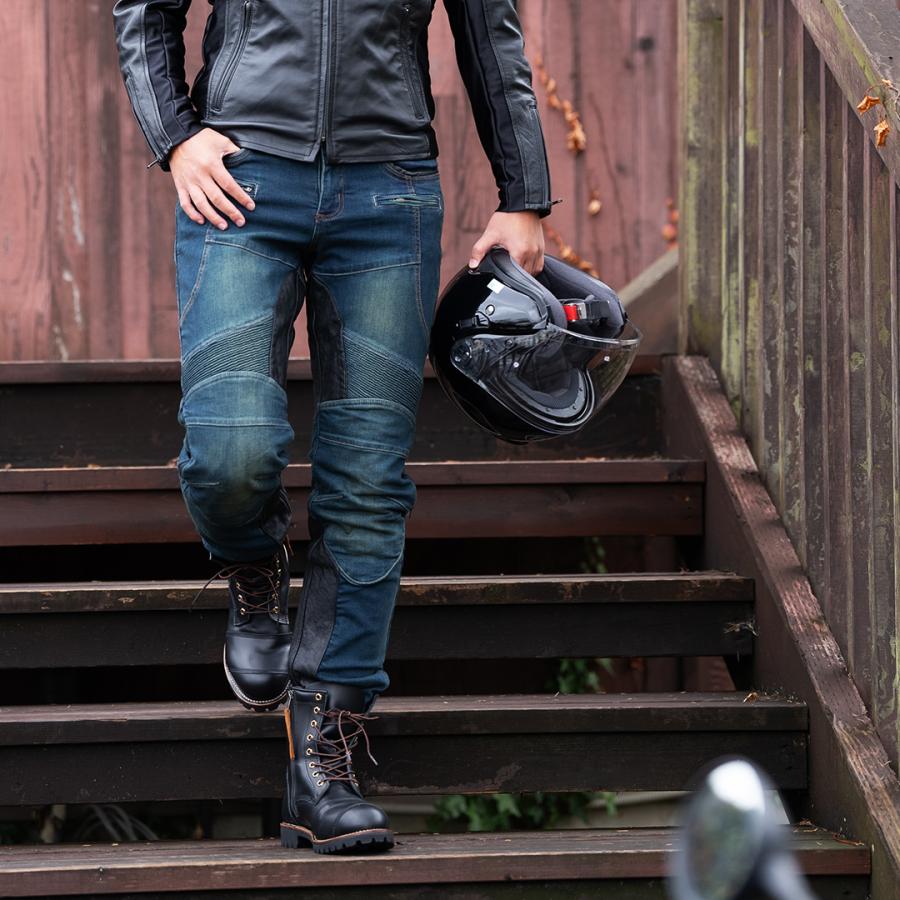 DEGNER（デグナー） デニムパンツ メンズ ヒートガード付き ヒート