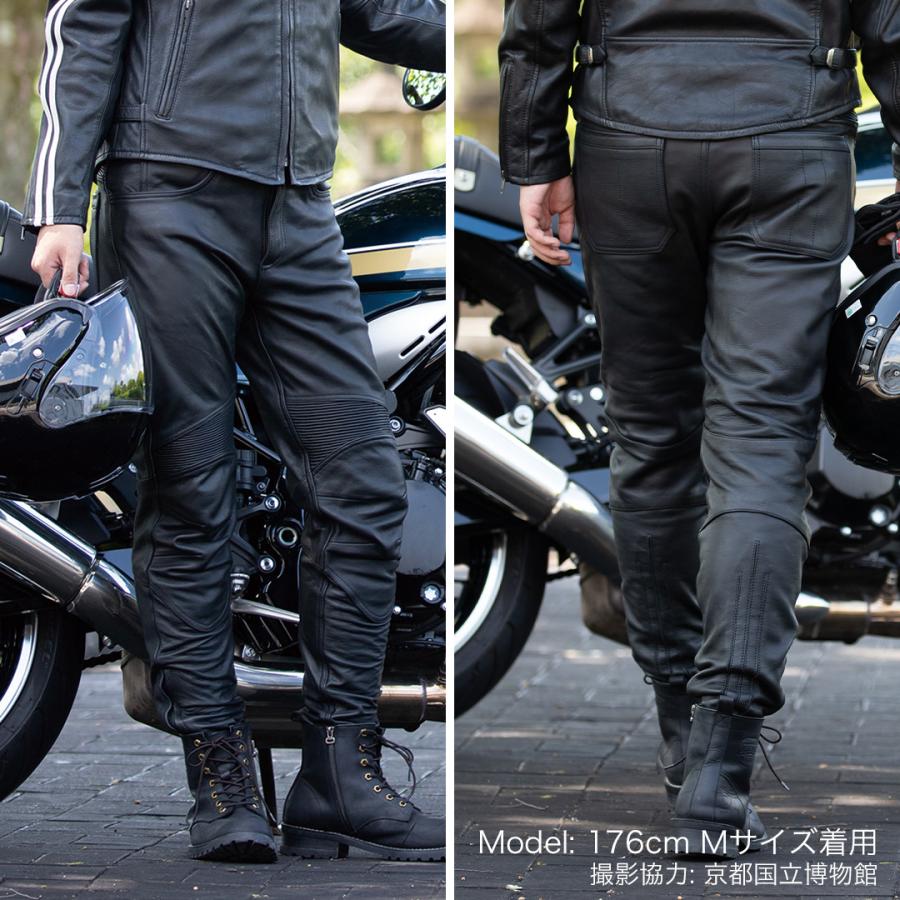 DEGNER（デグナー） プロテクター付き レザーパンツ メンズ 公式