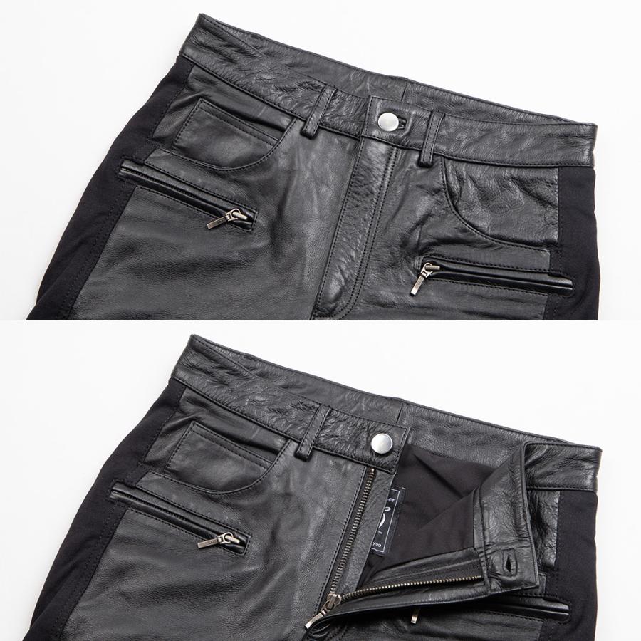 DEGNER（デグナー） 革パンツ レザーパンツ スキニー レディース 本革