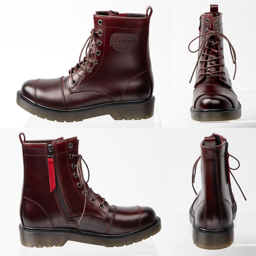 DEGNER（デグナー） シフトガード付レザーZIPブーツ レディース HS-B8A