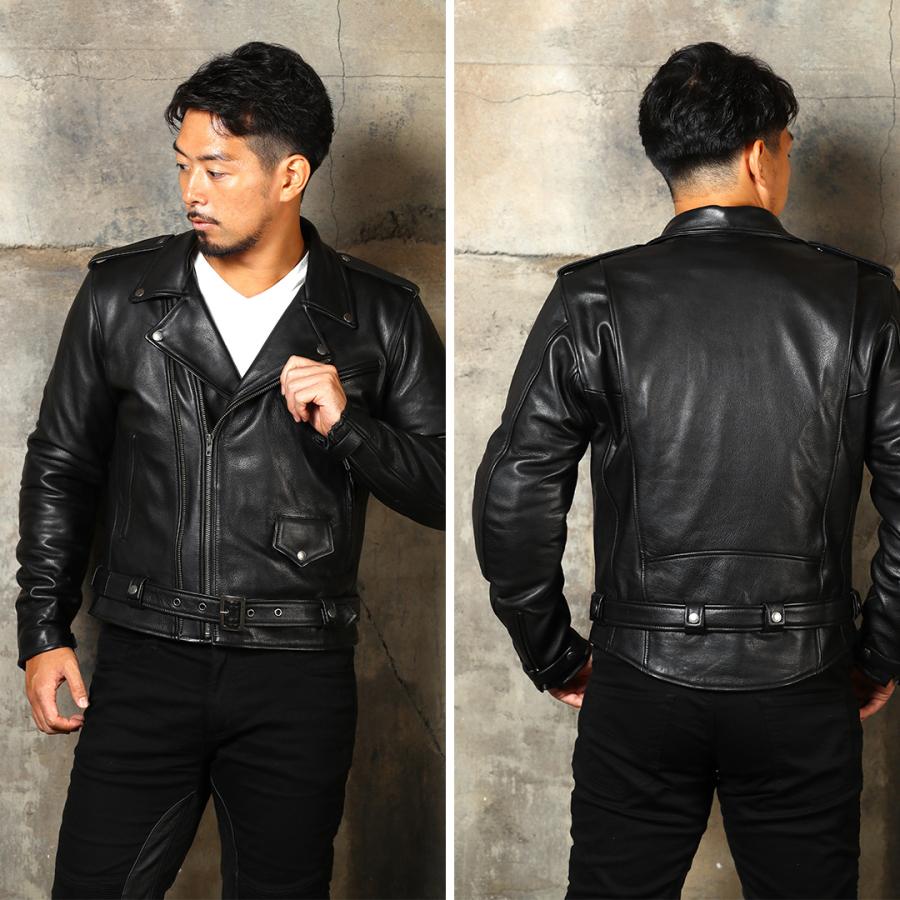 DEGNER（デグナー） バイク用レザージャケット 牛革 カウ ライダース