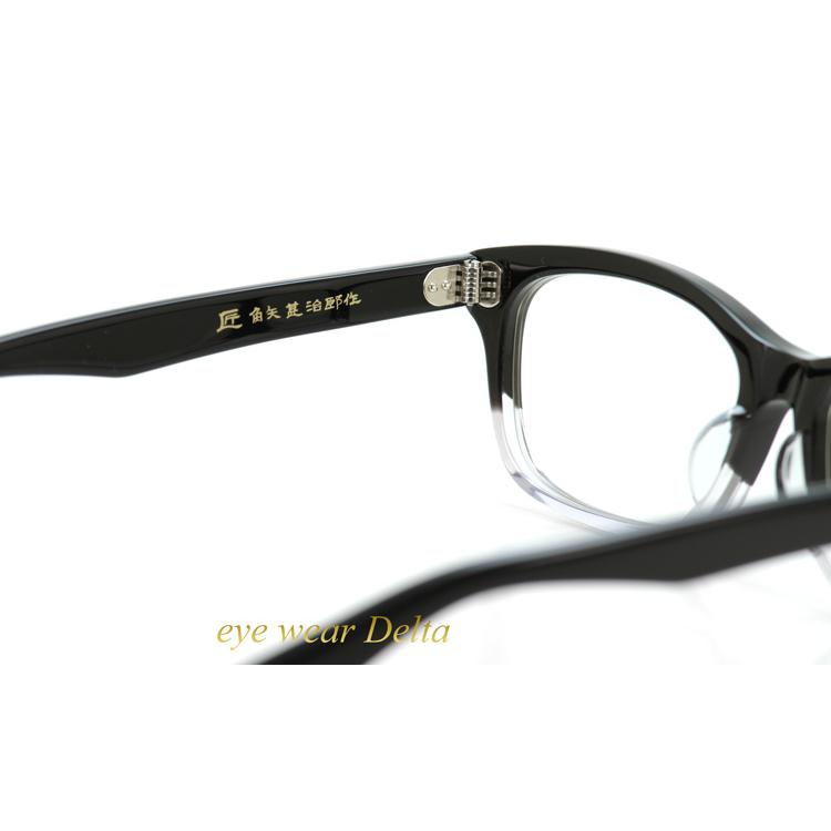 匠 角矢甚治郎作 其弐拾壱 ヌ 福井 鯖江 職人 手造り セルロイド 眼鏡