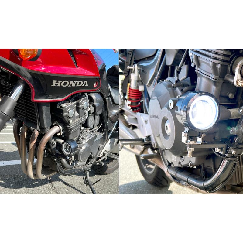 デルタダイレクト バイク用 MOTO LED ZERO フォグランプ用取り付け