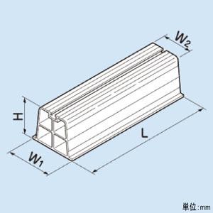 因幡電工 エアコン据付台 プラロック 350系 アイボリー PR-351N-M
