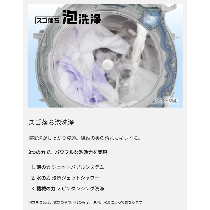 Panasonic（パナソニック） ドラム式洗濯乾燥機 Cuble 7kg 幅・奥行約