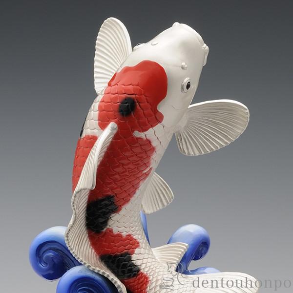 銀製 錦鯉 LPC A 130g ( 木札名入れ有料 高級 コレクション 美術品