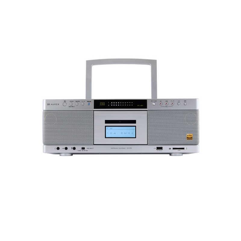 東芝 TOSHIBA CDラジカセ AUREX シルバー AX-KCR90-S : デンキチWeb