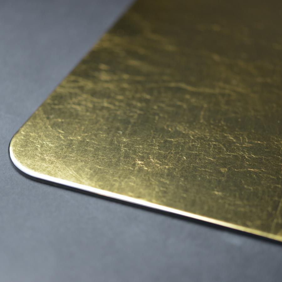 長角プレースマット ゴールド（洋金箔） L ( ラックヌーボー あすつく