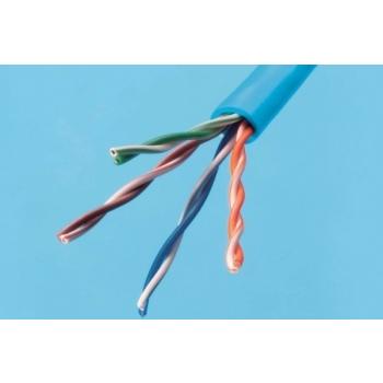 SKLAN-CAT.5E 0.5MM×4P 薄青色｜LAN用メタルケーブル 300m巻 : 電材