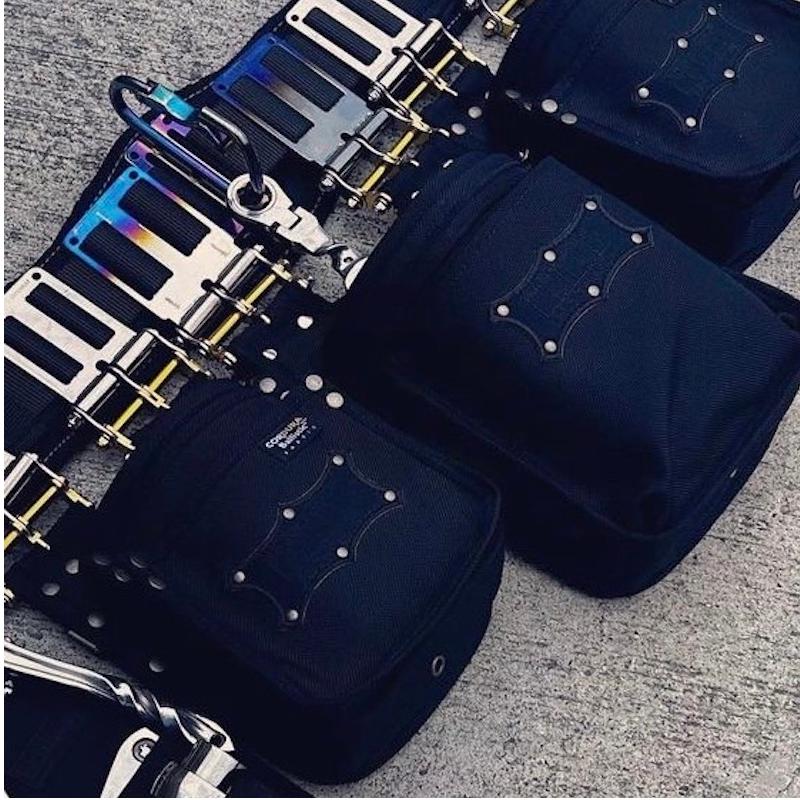 ニックス KNICKS コーデュラバリスティック生地3段腰袋 BA-301DD