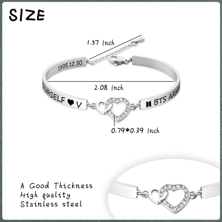 並行輸入品】HELAN BTS ギフト K-POP 防弾少年団 ブレスレット LOVE