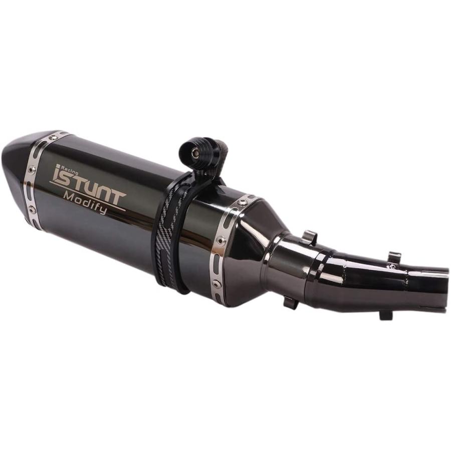 並行輸入品】ISTUNT オートバイ スリップオン ハーフ排気システム