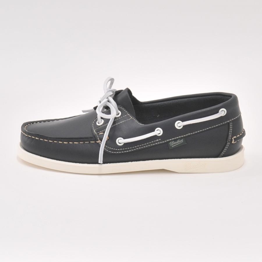 Paraboot（パラブーツ） ネイビー 濃紺デッキシューズ オイルドレザー