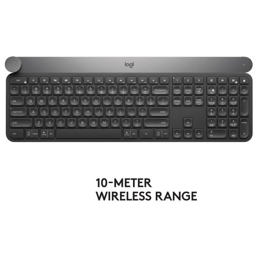 ロジテック Logitech Craft ワイヤレスキーボード 無線 Bluetooth